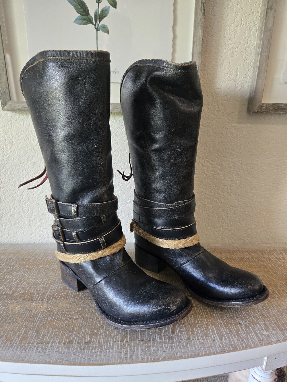 Freebird Drove Size 9 Black Boots